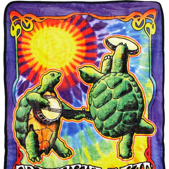 Grateful Dead Terrapin Sunshine Blanket ~ 50" x 60" ~ Officially Licensed ~ New! - Picture 2 of 5